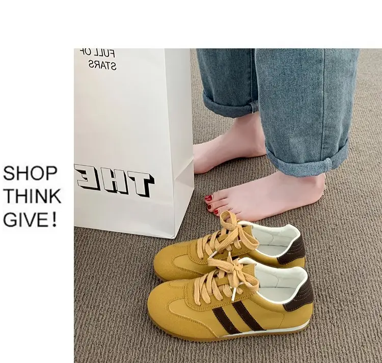 Vintage Women's Flat Training Shoes 2024 Autumn Non-slip Soft Sole — feature 8