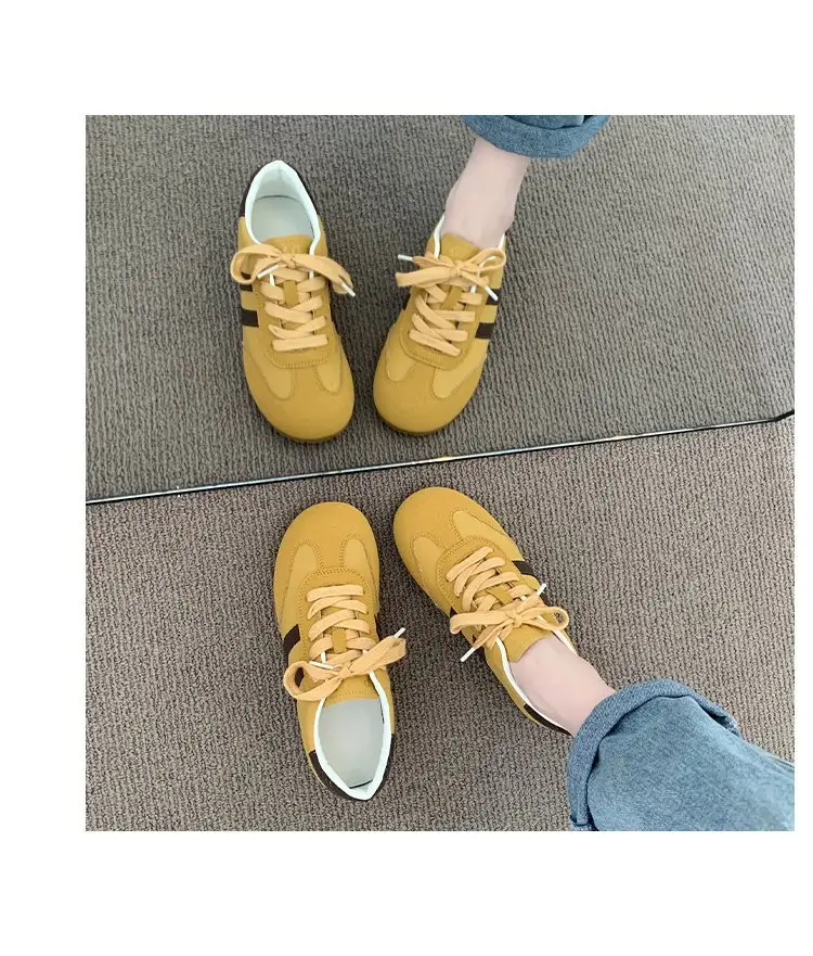 Vintage Women's Flat Training Shoes 2024 Autumn Non-slip Soft Sole — feature 9