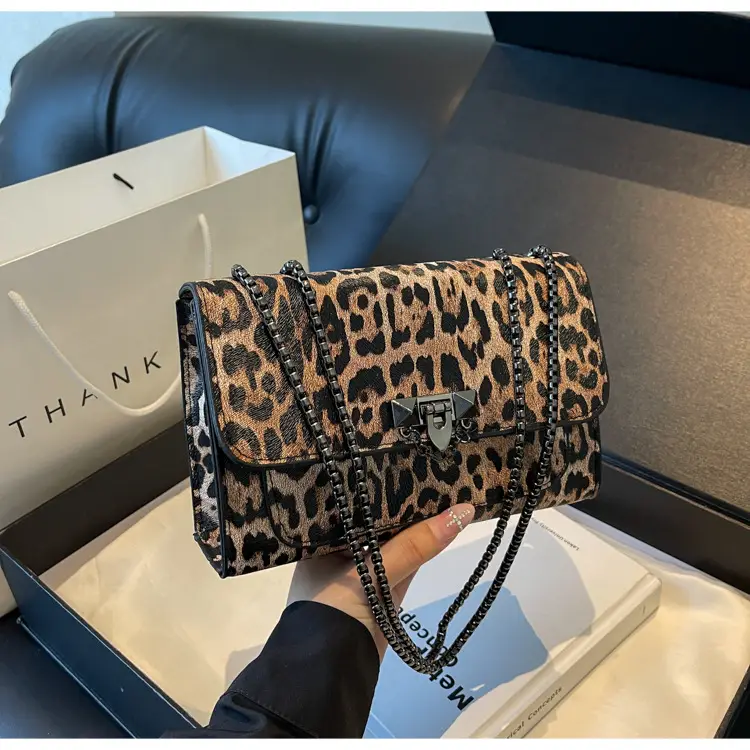 Leopard Print 2024 Women's Chain Shoulder Bag — feature 18