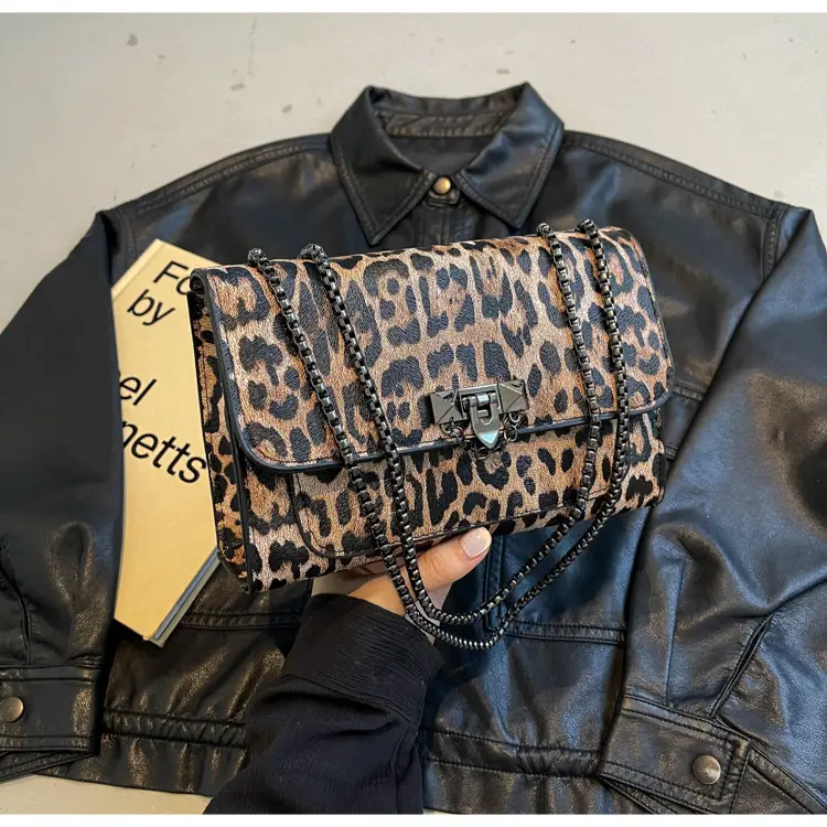 Leopard Print 2024 Women's Chain Shoulder Bag — feature 20