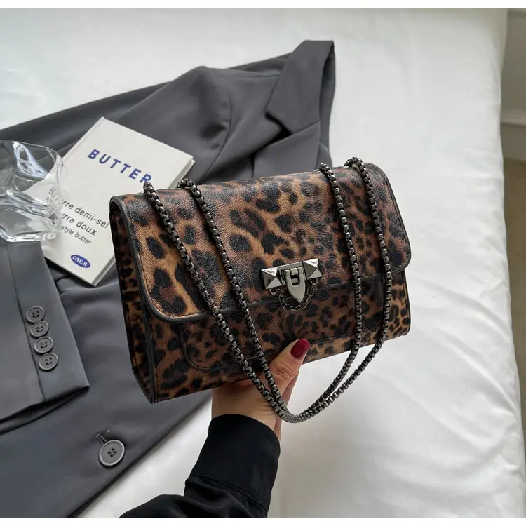 Leopard Print 2024 Women's Chain Shoulder Bag — feature 22