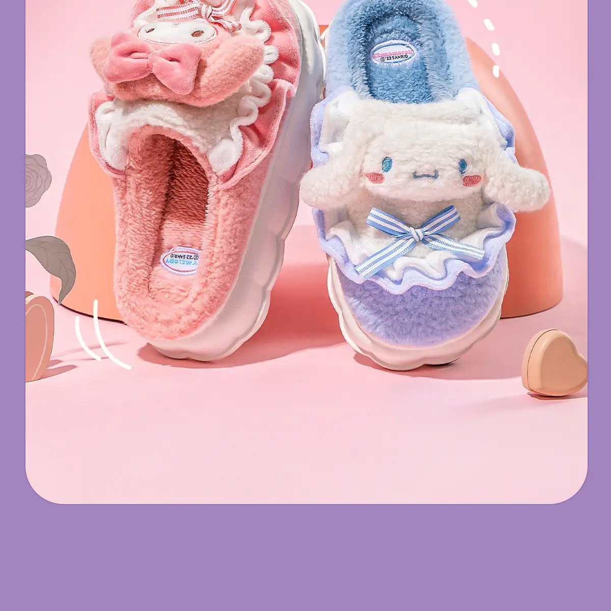 Cute Cinnamon Dog Furry Slippers for Women Winter 2025 — feature 21