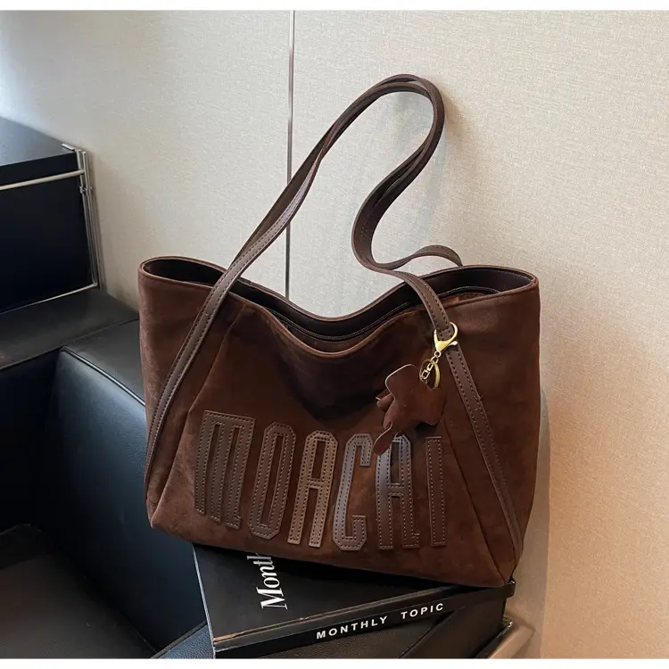 High-End Retro Brown Shoulder Bag for Women 2026 — feature 16