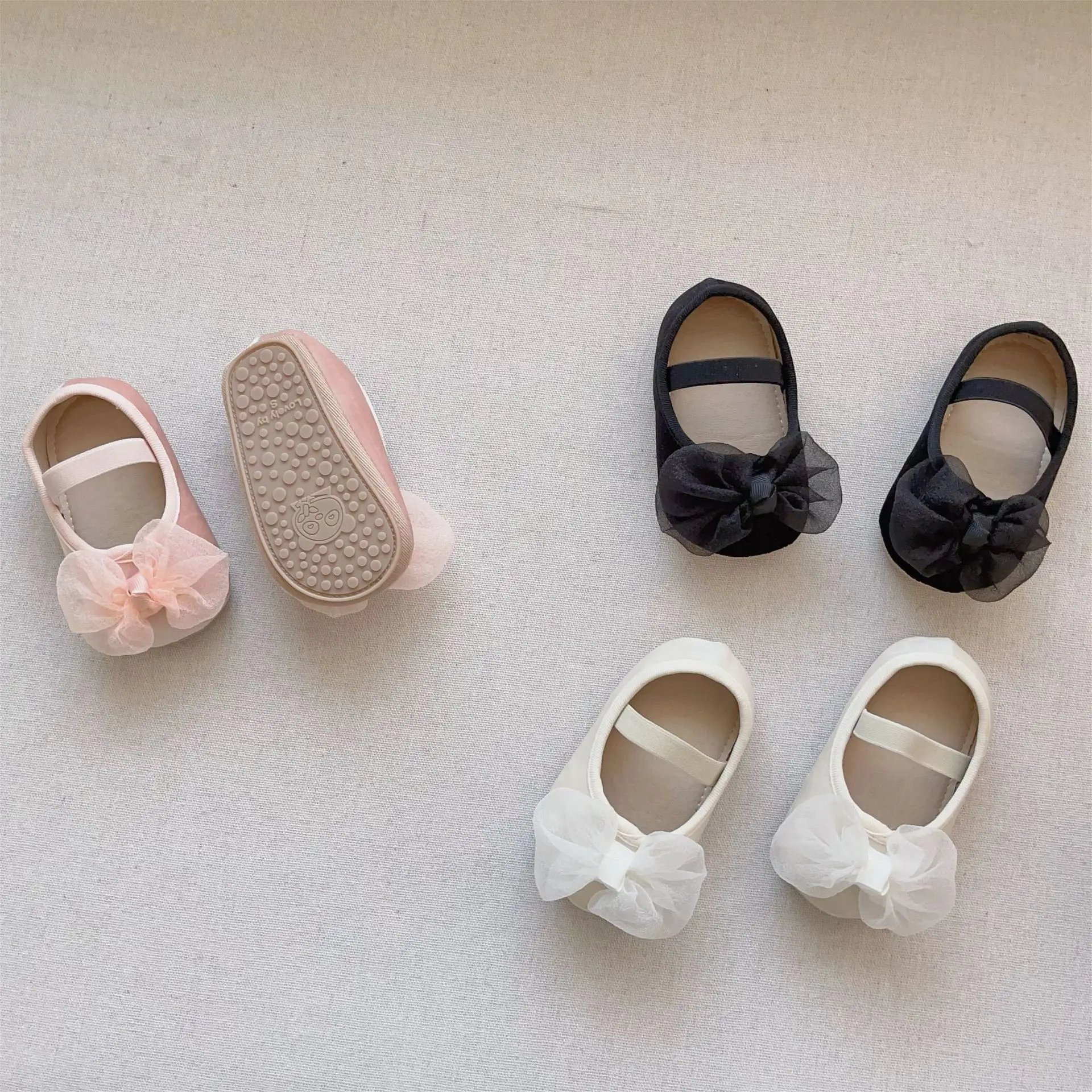 Red Bow Baby Shoes for Kids Non-Slip Elastic — feature 13