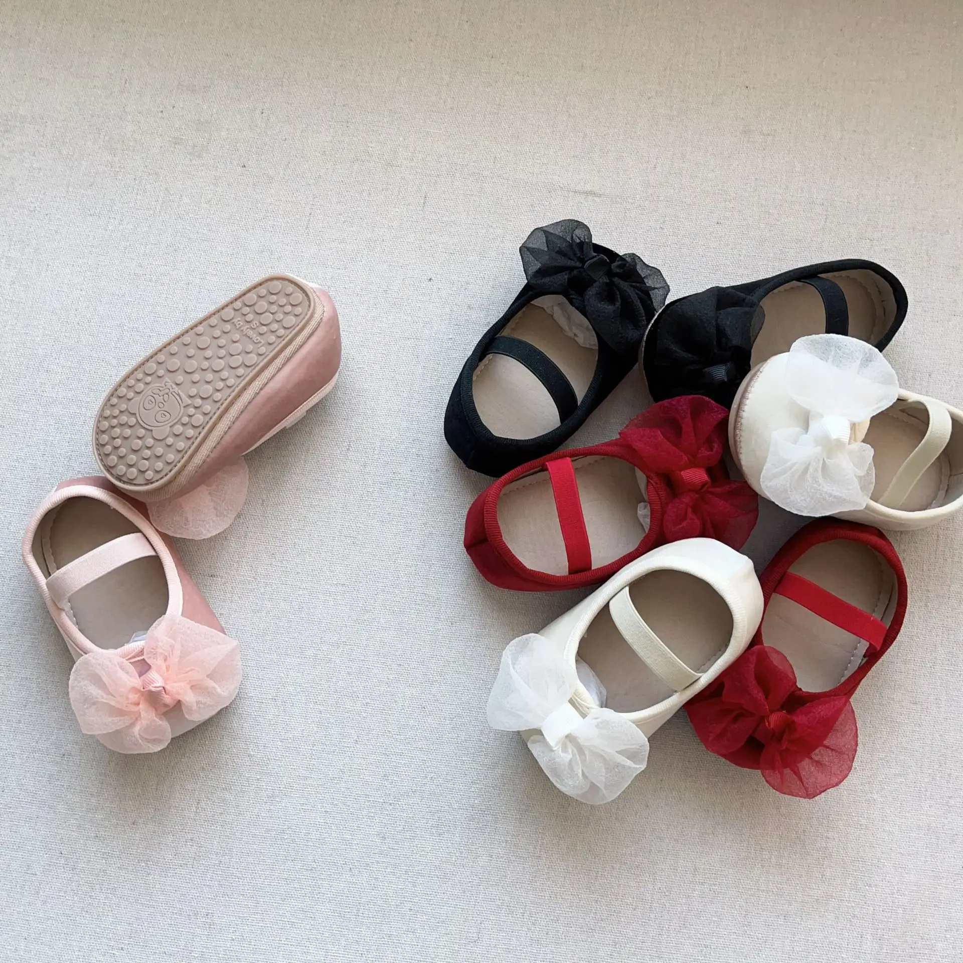 Red Bow Baby Shoes for Kids Non-Slip Elastic — feature 16