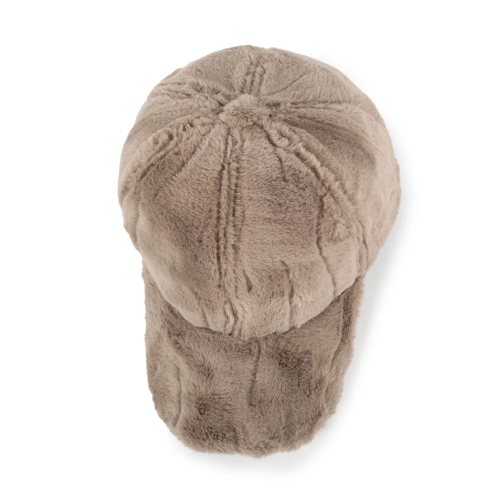 Plush Women's Winter Cap Beige High Color — feature 8