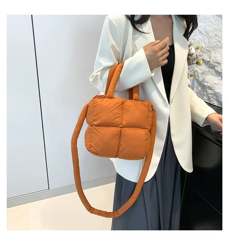Korean Style Square Cotton Crossbody Bag Women — feature 23
