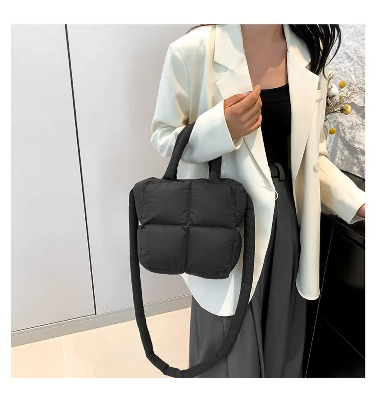 Korean Style Square Cotton Crossbody Bag Women — feature 24