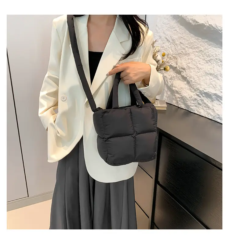 Korean Style Square Cotton Crossbody Bag Women — feature 25