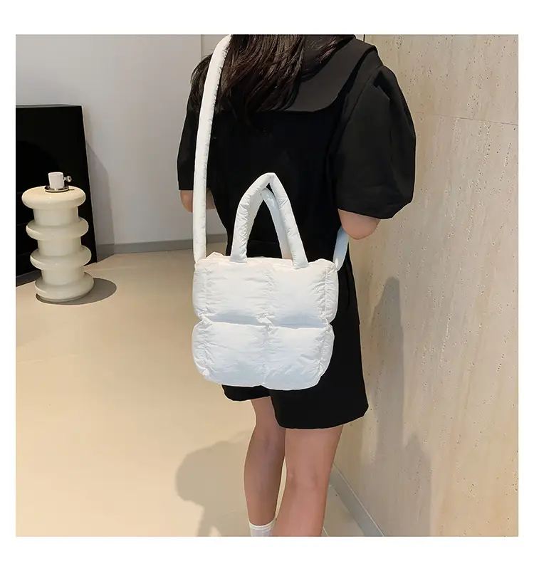 Korean Style Square Cotton Crossbody Bag Women — feature 31