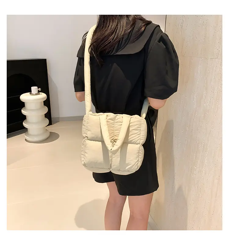 Korean Style Square Cotton Crossbody Bag Women — feature 33
