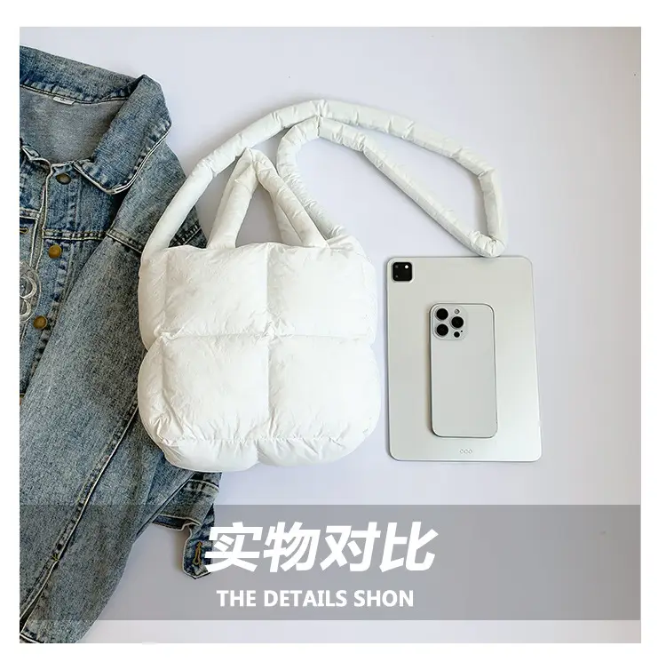 Korean Style Square Cotton Crossbody Bag Women — feature 6