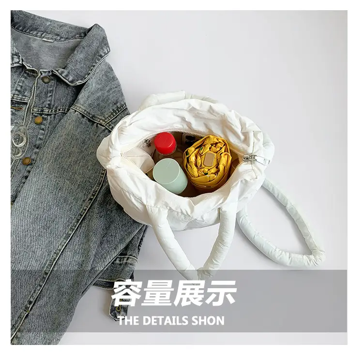 Korean Style Square Cotton Crossbody Bag Women — feature 7