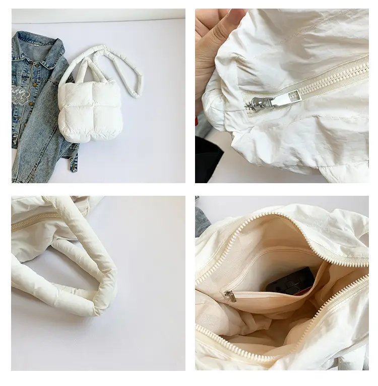 Korean Style Square Cotton Crossbody Bag Women — feature 9