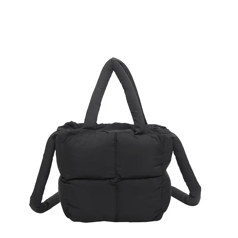 Korean Style Square Cotton Crossbody Bag Women - Image 2