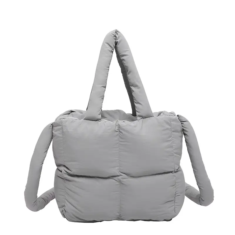 Korean Style Square Cotton Crossbody Bag Women - Image 3