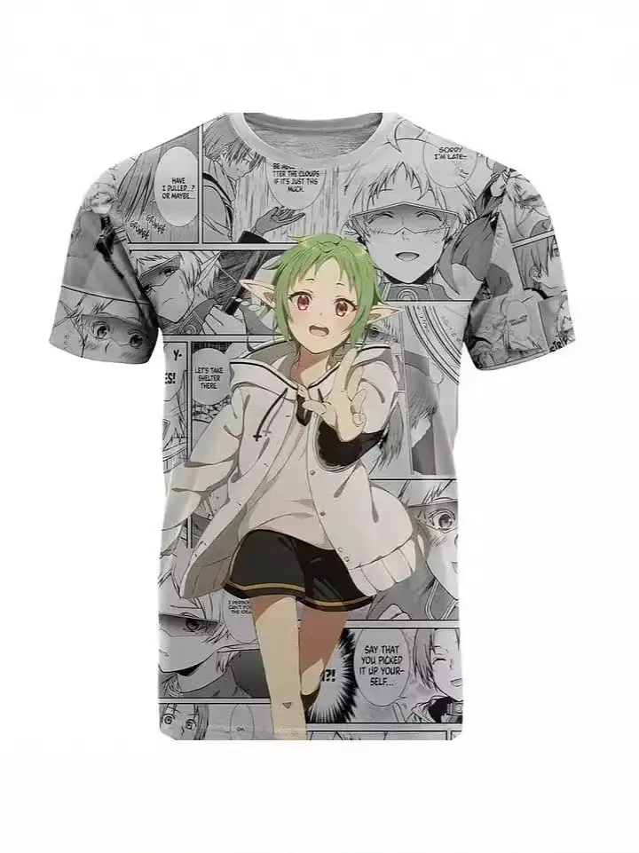 2024 Black Elf Dream Printed Short Sleeve T-Shirt