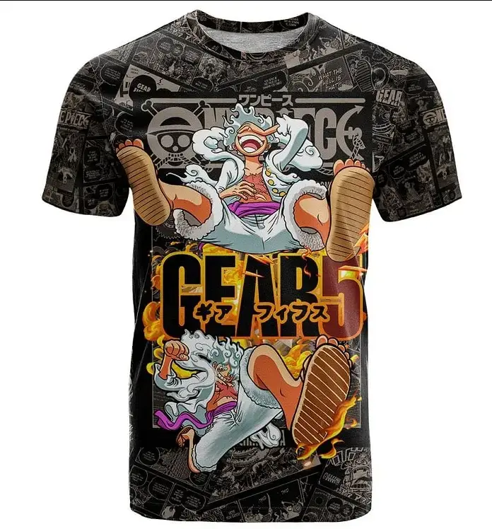 2024 Black Elf Dream Printed Short Sleeve T-Shirt