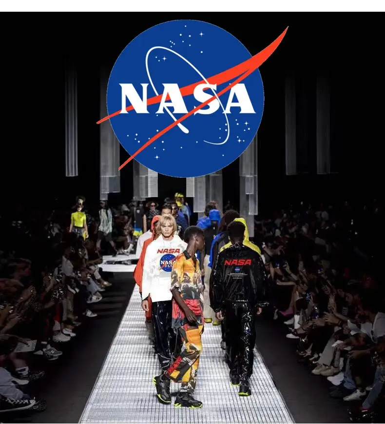 NASA Men's Women's Summer Cotton T-Shirt Loose Fit — feature 34
