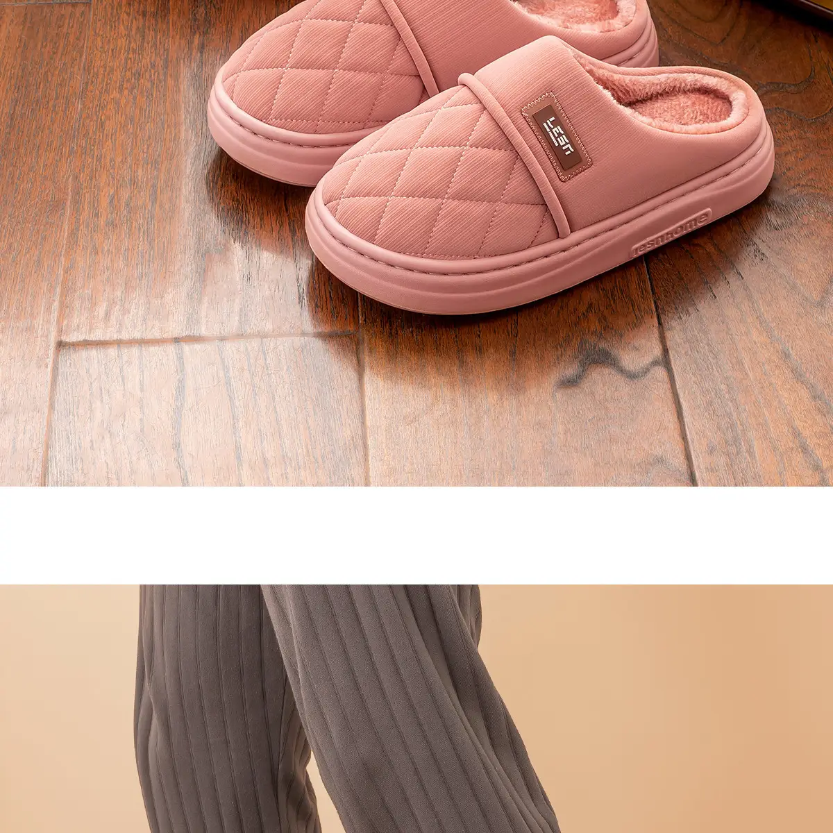 Women's Waterproof Cotton Slippers Autumn Winter 2025 — feature 22