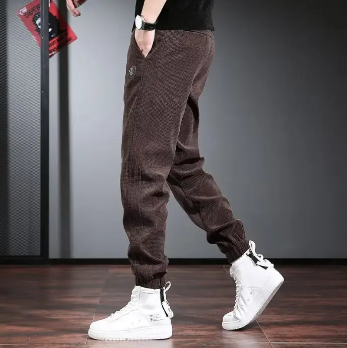 Men's Fleece Lined Harlan Ankle Pants Brown - Image 8