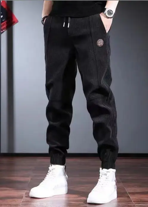 Men's Fleece Lined Harlan Ankle Pants Brown — feature 10