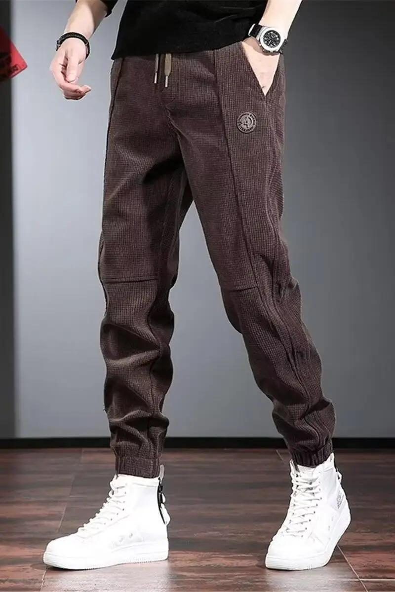Men's Fleece Lined Harlan Ankle Pants Brown — feature 4
