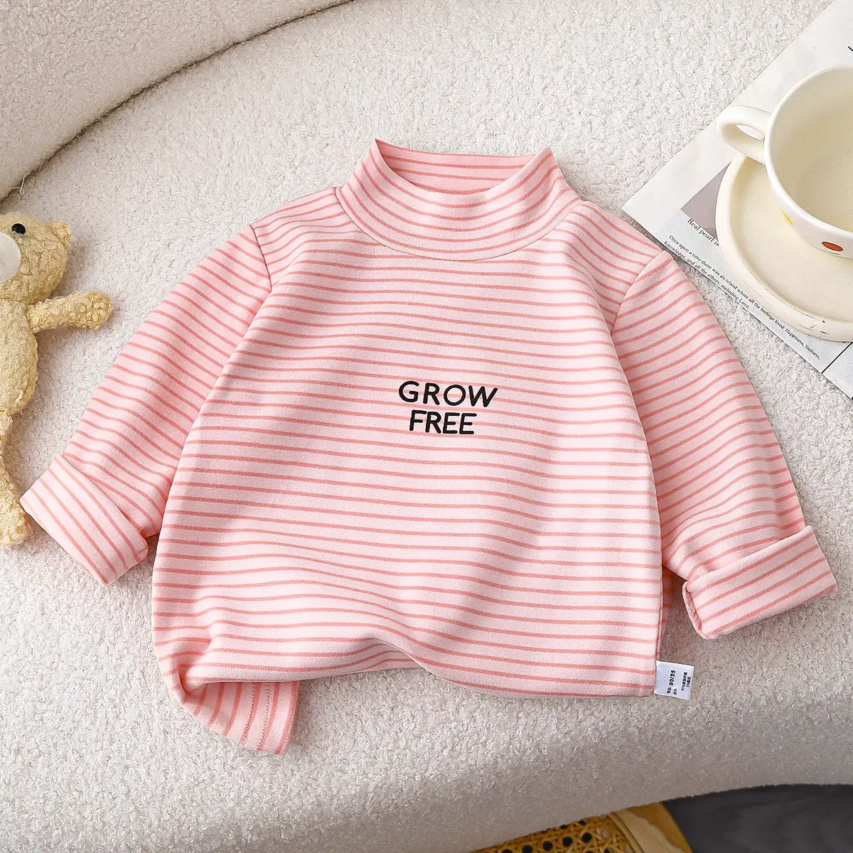 Autumn Striped Long Sleeve T-Shirt for Boys - Image 6