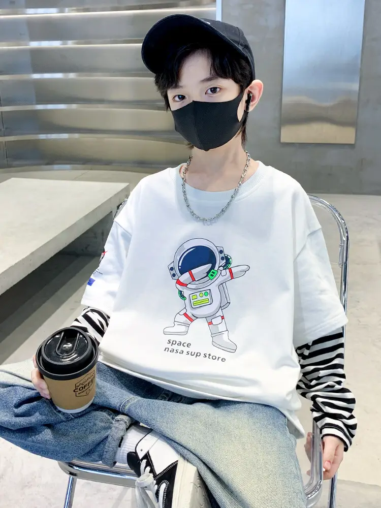 Children's Long Sleeve T-Shirt White 2025 - Image 2