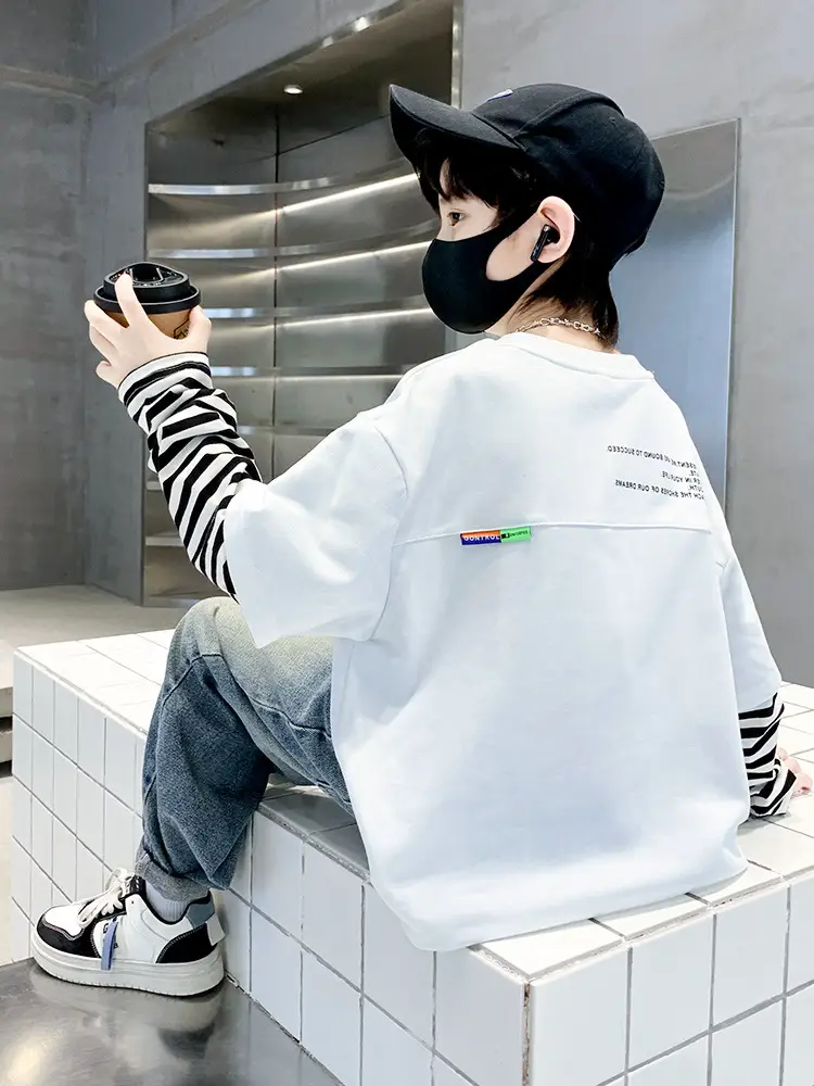 Children's Long Sleeve T-Shirt White 2025 - Image 3