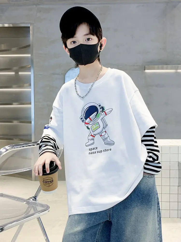 Children's Long Sleeve T-Shirt White 2025 - Image 4
