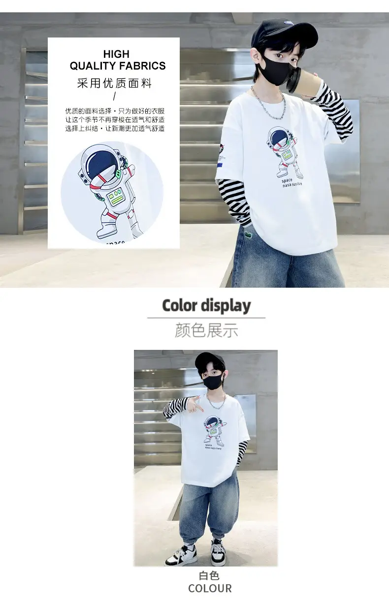 Children's Long Sleeve T-Shirt White 2025 — feature 5