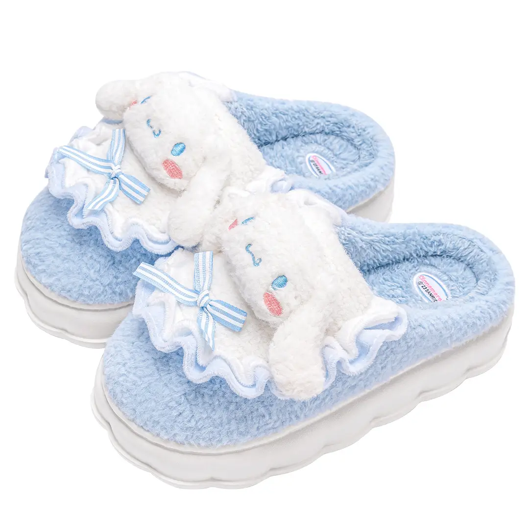 Cute Cinnamon Dog Cotton Slippers for Women, Winter 2026 New Model, Indoor Home Children's Plush Slippers for Outdoor Wear in Autumn and Winter - Image 13