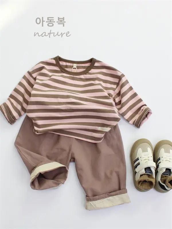 New Kids Striped Cotton T-Shirt Spring Boys - Image 5