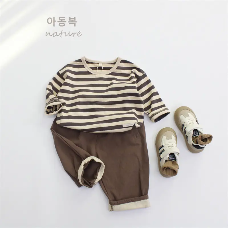 New Kids Striped Cotton T-Shirt Spring Boys — feature 10