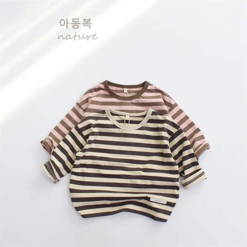 New Kids Striped Cotton T-Shirt Spring Boys — feature 5