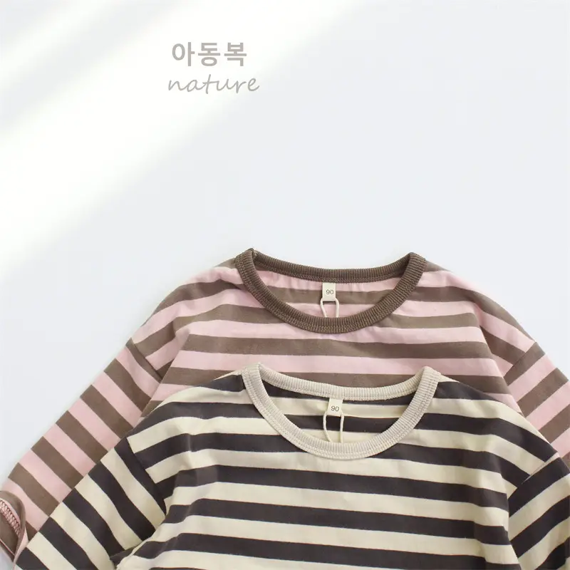 New Kids Striped Cotton T-Shirt Spring Boys — feature 6