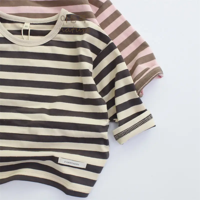 New Kids Striped Cotton T-Shirt Spring Boys — feature 7