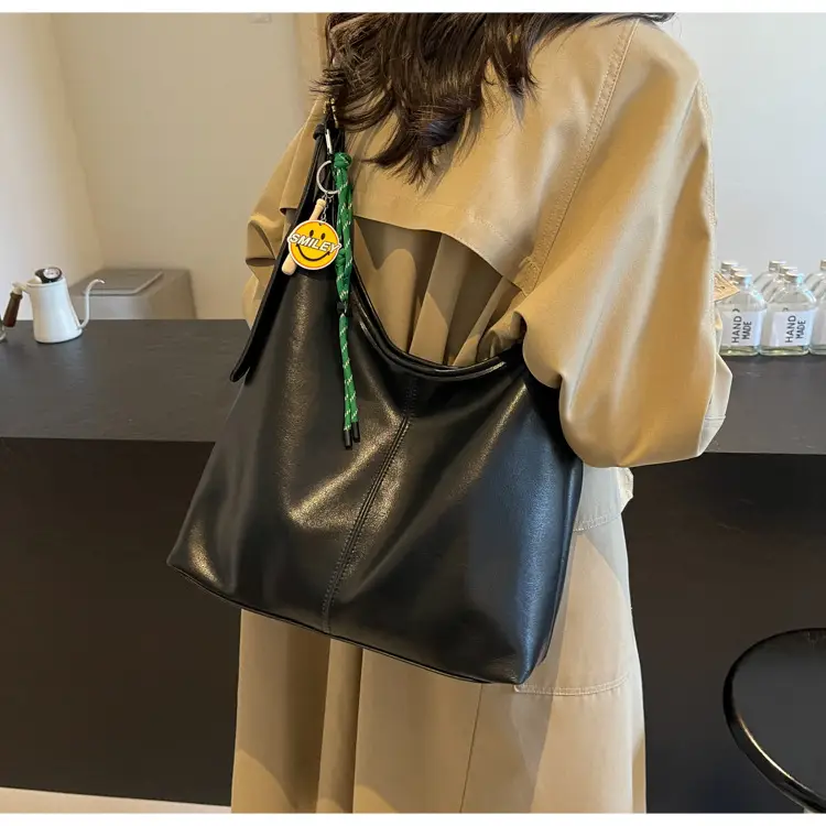 Vintage Women's Shoulder Tote Bag 2024 Large Capacity Brown — feature 29