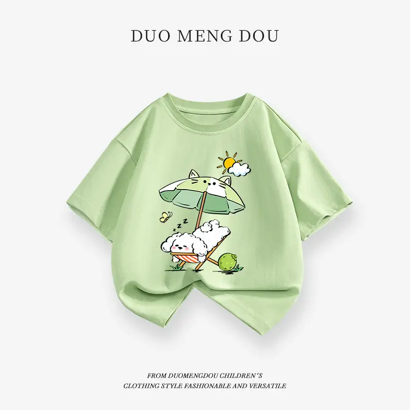 Boys T-shirt Aurora Full Enjoy Cotton Summer - Image 20