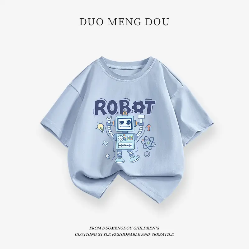 Boys T-shirt Aurora Full Enjoy Cotton Summer - Image 6