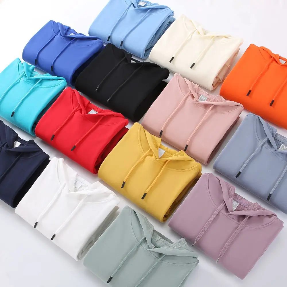 Blue Tide Hoodie 300g Cotton Terry Loose Shoulder — feature 22