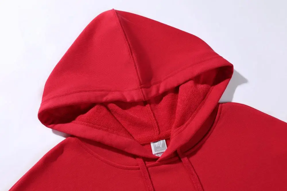 Blue Tide Hoodie 300g Cotton Terry Loose Shoulder — feature 24