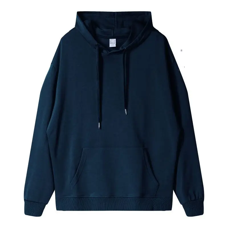 Blue Tide Hoodie 300g Cotton Terry Loose Shoulder