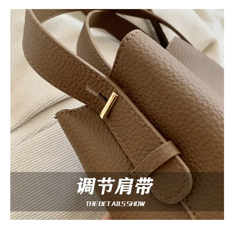 Black Retro Shoulder Bag for Women Autumn Winter 2023 — feature 12
