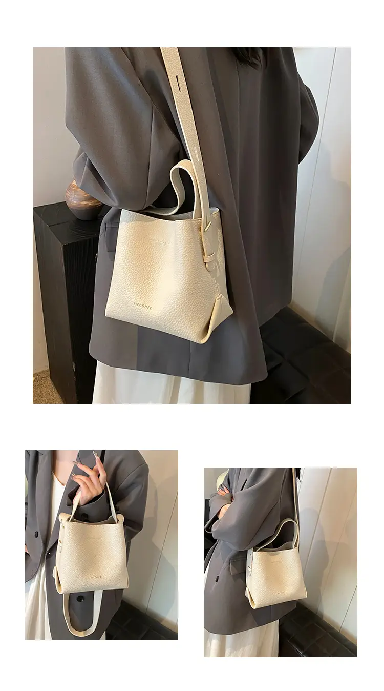 Black Retro Shoulder Bag for Women Autumn Winter 2023 — feature 4