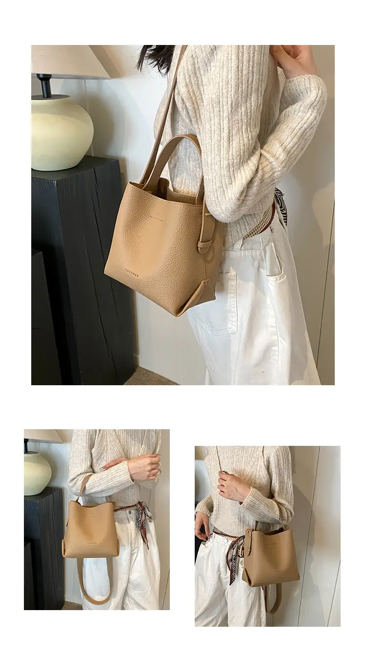 Black Retro Shoulder Bag for Women Autumn Winter 2023 — feature 7