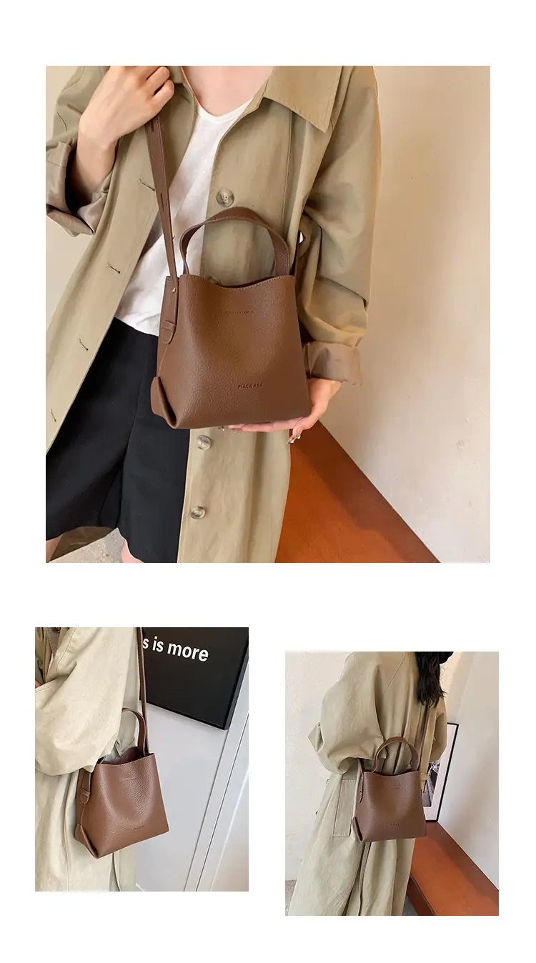 Black Retro Shoulder Bag for Women Autumn Winter 2023 — feature 8