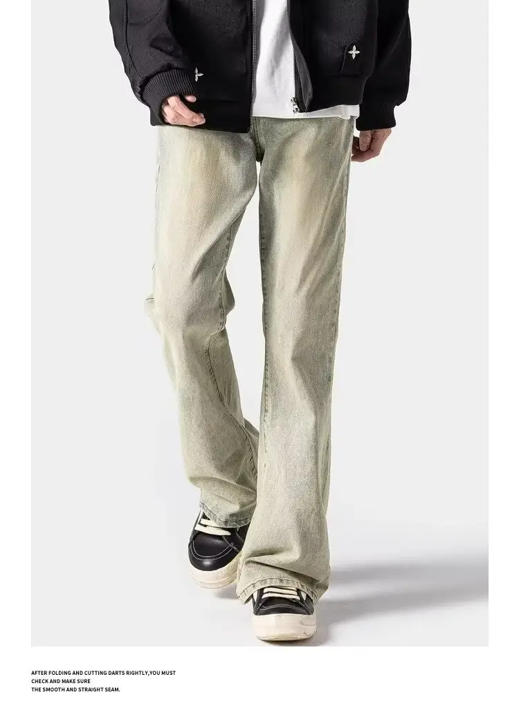 Men's Slim Fit Washed Jeans High Street Style — feature 10