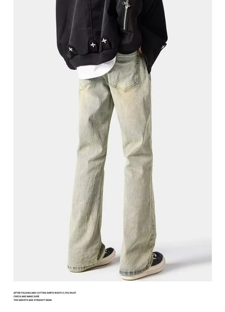 Men's Slim Fit Washed Jeans High Street Style — feature 11